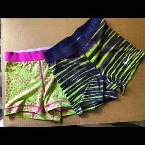 Nike Pro spandex shorts
